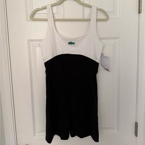 Lacoste Bandier Black and White Romper